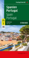 Spanje & Portugal 2-zijdig | autokaart, wegenkaart 1:700.000 9783707923971  Freytag & Berndt   Landkaarten en wegenkaarten Zuid-Europa / Middellandse Zee