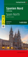 Spanje Noord - Camino de Santiago | wegenkaart 1:400.000 9783707923995  Freytag & Berndt   Landkaarten en wegenkaarten, Santiago de Compostela Noordwest-Spanje