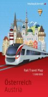 Oostenrijk spoorwegenkaart 1:500.000 9783707924213  Freytag & Berndt Rail Travel Map  Landkaarten en wegenkaarten Oostenrijk