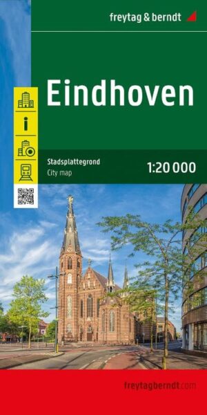 stadsplattegrond Eindhoven 9783707924831  Freytag & Berndt F&B stadsplattegronden NL  Stadsplattegronden Noord-Brabant