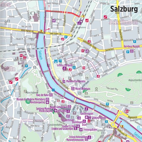 Rund um Salzburg | fietsgids 9783711102775 Esterbauer Bikeline Fietsgidsen Salzburger Land & Stiermarken Rund um Salzburg | fietsgids 9783711102775 Esterbauer Bikeline Fietsgidsen Salzburger Land & Stiermarken