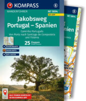 Kompass wandelgids Jakobsweg Portugal - Spanien, Camino Portugues KP-5894 9783991543022  Kompass Kompass Wanderführer  Santiago de Compostela, Wandelgidsen Zuid-Europa / Middellandse Zee