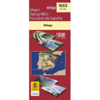 Hoja 1053 Malaga 9788441692794  CNIG Spanje 1:50.000  Wandelkaarten Prov. Málaga & Granada, Grazalema, Sierra Nevada