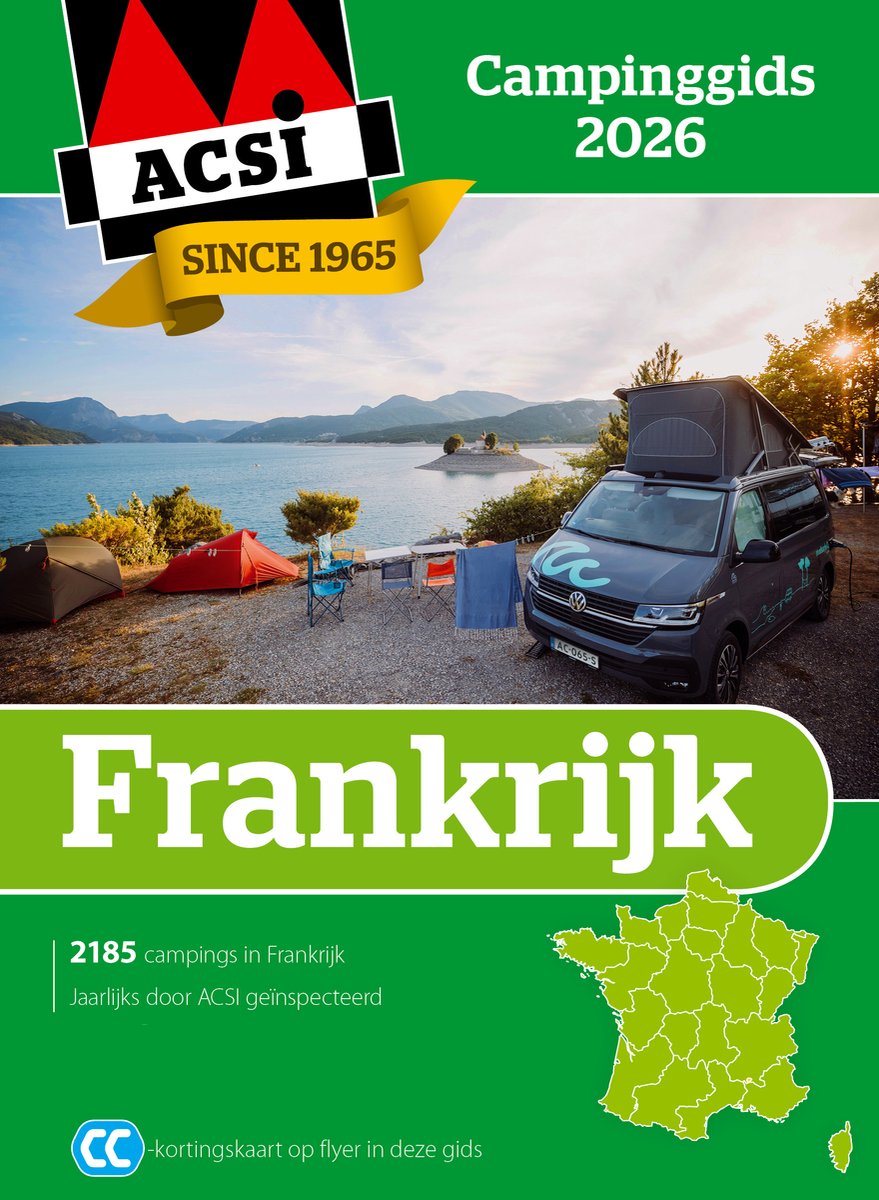 ACSI campinggids Frankrijk 2026 9789493182936 ACSI Campinggidsen Frankrijk ACSI campinggids Frankrijk 2026 9789493182936 ACSI Campinggidsen Frankrijk