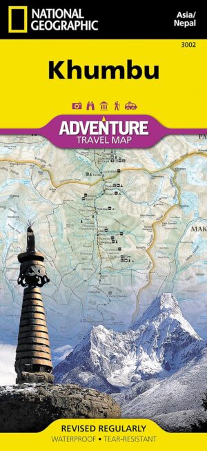 Khumbu 1:125.000 9781566955201  National Geographic / Trails Illustrated Adventure Maps  Landkaarten en wegenkaarten Nepal