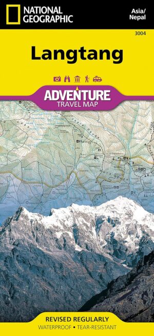 Langtang 1:125.000 9781566955225  National Geographic / Trails Illustrated Adventure Maps  Landkaarten en wegenkaarten Nepal
