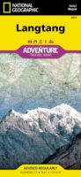 Langtang 1:125.000 9781566955225  National Geographic / Trails Illustrated Adventure Maps  Landkaarten en wegenkaarten Nepal