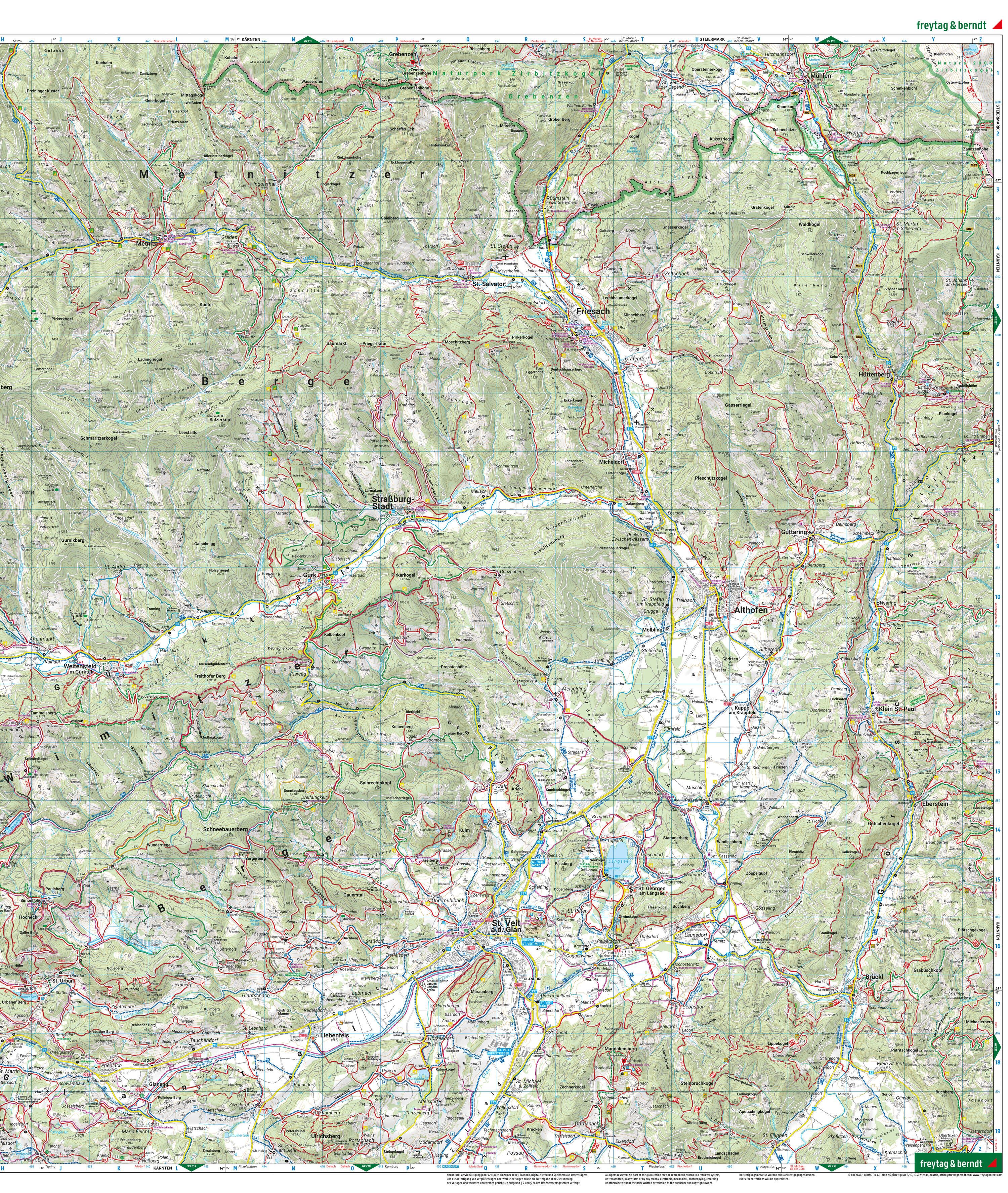 WK-231 Mittelkärnten, Gurktaler Alpen, Friesach wandelkaart 1:50.000 9783707920826 Freytag & Berndt WK 1:50.000 Wandelkaarten Karinthië WK-231 Mittelkärnten, Gurktaler Alpen, Friesach wandelkaart 1:50.000 9783707920826 Freytag & Berndt WK 1:50.000 Wandelkaarten Karinthië