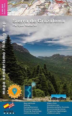 wandelkaart Sierra de Grazalema 1:40.000 9788412639117  Penibetica   Wandelkaarten Cádiz, Costa de la Luz, Huelva