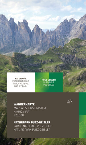 PA-13 Parco Naturale Puez-Odle 3-7 | Tabacco wandelkaart 9788883152016  Tabacco Tabacco Naturpark 1:25.000  Wandelkaarten Zuid-Tirol, Dolomieten