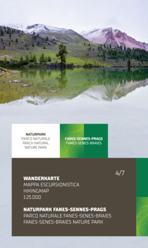 PA-14 Parco Naturale Fanes-Sennes-Braies 4-7 | Tabacco wandelkaart 9788883152023  Tabacco Tabacco Naturpark 1:25.000  Wandelkaarten Zuid-Tirol, Dolomieten