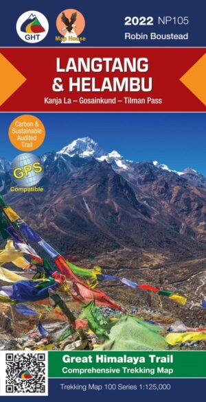 Langtang & Helambu 1:125.000 GHT trekking map 9789937956598  Nepa Maps Wandelkaarten Nepal  Wandelkaarten Nepal