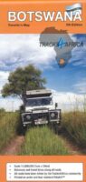 Botswana traveller's map (wegenkaart) 1:1.000.000 9781776322824  Tracks4Africa   Landkaarten en wegenkaarten Botswana