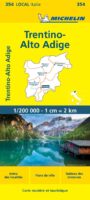 354 Trentino, Alto Adige | Michelin  wegenkaart, autokaart 1:200.000 9782067127166  Michelin Michelin Italië 1:200.000  Landkaarten en wegenkaarten Zuid-Tirol, Dolomieten