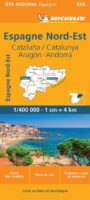 574 Aragon/ Cataluña | Michelin  wegenkaart, autokaart 1:400.000 9782067184220  Michelin Michelin Spanje Regionaal  Landkaarten en wegenkaarten Catalonië