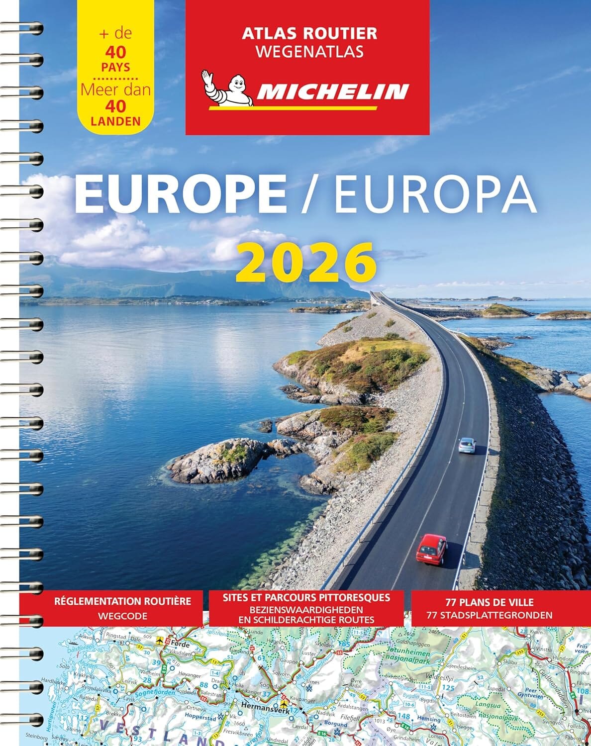Europa Wegenatlas 2026 (spiraalband) 9782067270190 Michelin Wegenatlassen Wegenatlassen Europa Europa Wegenatlas 2026 (spiraalband) 9782067270190 Michelin Wegenatlassen Wegenatlassen Europa