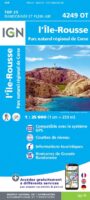 wandelkaart 4249OT L'Île Rousse 1:25.000 9782758546801  IGN IGN 25 Corsica  Wandelkaarten Corsica