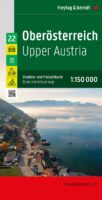 Oberösterreich | autokaart, wegenkaart 1:150.000 9783707921670  Freytag & Berndt   Landkaarten en wegenkaarten Oberösterreich, Niederösterreich, Burgenland