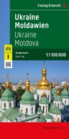 Oekraïne - Moldavië | autokaart, wegenkaart 1:1.100.000 9783707922257  Freytag & Berndt   Landkaarten en wegenkaarten Oekraïne, Roemenië, Moldavië