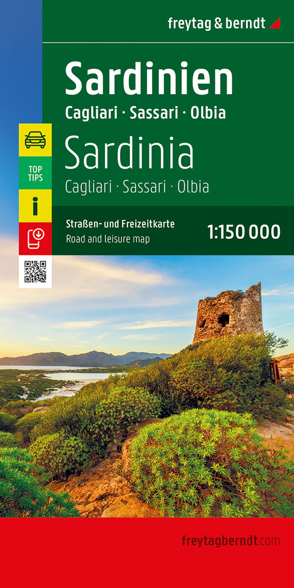 Sardinië | autokaart, wegenkaart 1:500.000 9783707924510 Freytag & Berndt Landkaarten en wegenkaarten Sardinië Sardinië | autokaart, wegenkaart 1:500.000 9783707924510 Freytag & Berndt Landkaarten en wegenkaarten Sardinië