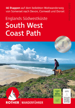 wandelgids South West Coast Path 9783763348794  Bergverlag Rother RWG  Wandelgidsen West Country