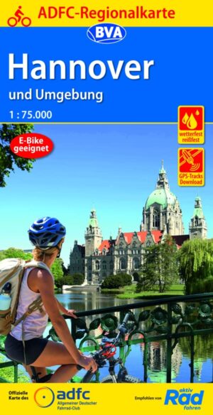 Hannover fietskaart 1:75.000 9783969900253  ADFC / BVA ADFC Regionalkarte  Fietskaarten Sleeswijk-Holstein