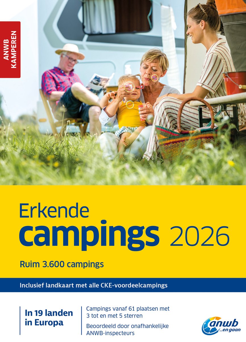 Erkende Campings 2026 9789018054748 ANWB ANWB Campinggidsen Campinggidsen Europa Erkende Campings 2026 9789018054748 ANWB ANWB Campinggidsen Campinggidsen Europa