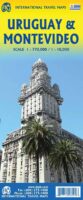 ITM Uruguay + Montevideo | autokaart, stadsplattegrond 1:800.000/1:10.000 9781771298599  International Travel Maps   Landkaarten en wegenkaarten, Stadsplattegronden Paraguay, Uruguay