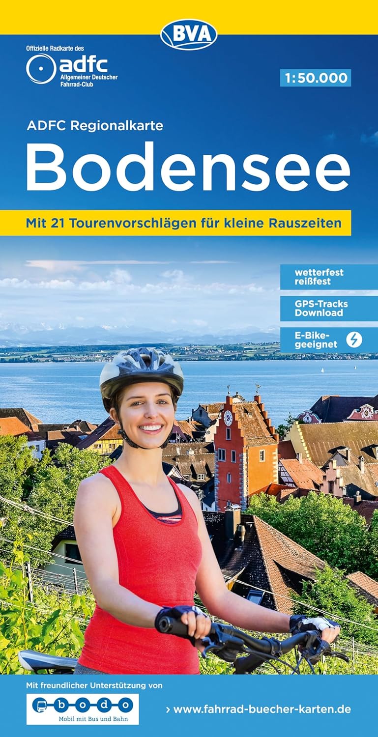 Bodensee | fietskaart 1:50.000 9783969901694 ADFC / BVA ADFC Regionalkarte Fietskaarten Bodenmeer, Schwäbische Alb, Zwarte Woud Bodensee | fietskaart 1:50.000 9783969901694 ADFC / BVA ADFC Regionalkarte Fietskaarten Bodenmeer, Schwäbische Alb, Zwarte Woud