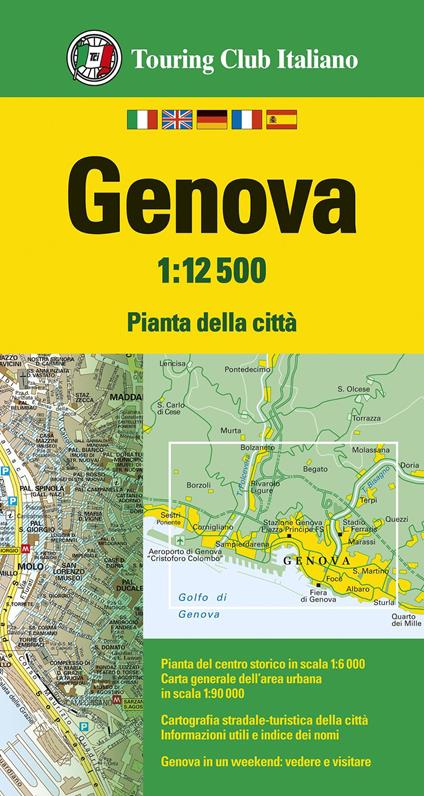 Genua, Genova 1:12.500 9788836585410 TCI TCI Stadsplattegronden Stadsplattegronden Genua, Cinque Terre (Ligurië) Genua, Genova 1:12.500 9788836585410 TCI TCI Stadsplattegronden Stadsplattegronden Genua, Cinque Terre (Ligurië)