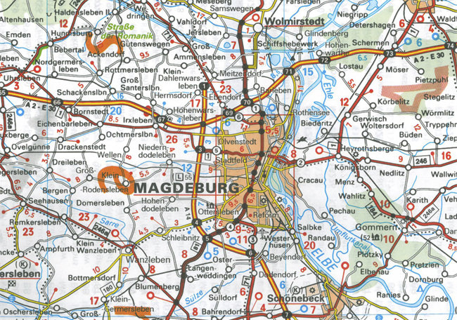 542 Mecklenburg-Vorpommern en Brandenburg 1:350.000 wegenkaart 9782067183551 Michelin Mich. Region. Krtn. Dtsl. Landkaarten en wegenkaarten Oost-Duitsland 542 Mecklenburg-Vorpommern en Brandenburg 1:350.000 wegenkaart 9782067183551 Michelin Mich. Region. Krtn. Dtsl. Landkaarten en wegenkaarten Oost-Duitsland