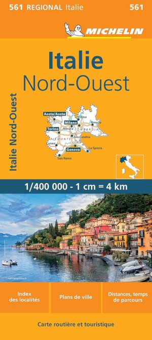561 Italie NW | Michelin  wegenkaart, autokaart 1:400.000 9782067183919  Michelin   Landkaarten en wegenkaarten Noord-Italië