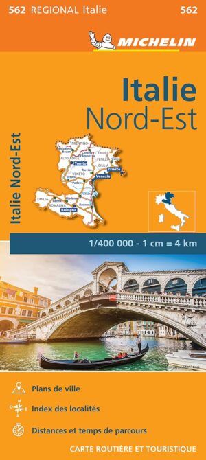 562 Italie NO | Michelin  wegenkaart, autokaart 1:400.000 9782067183957  Michelin   Landkaarten en wegenkaarten Noord-Italië