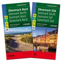 Denemarken 1:150.000 | autokaart, wegenkaart 9783707916560  Freytag & Berndt   Landkaarten en wegenkaarten, Fietskaarten Denemarken
