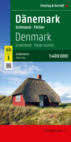 Denemarken | autokaart, wegenkaart 1:400.000 9783707925043  Freytag & Berndt   Landkaarten en wegenkaarten Denemarken