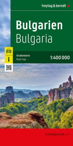 Bulgarije | autokaart, wegenkaart 1:400.000 9783707925111  Freytag & Berndt   Landkaarten en wegenkaarten Bulgarije