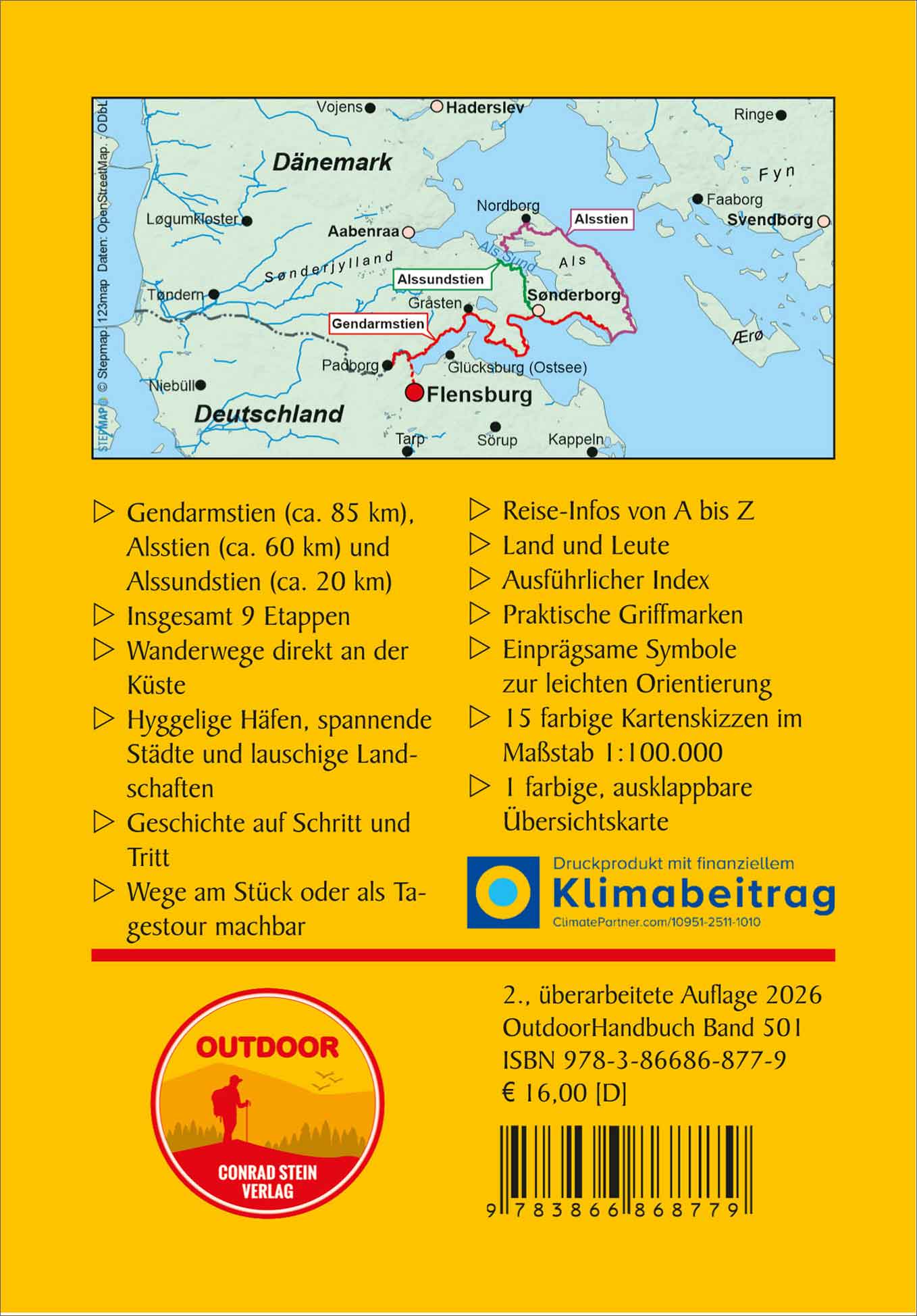 OD-501 Gendarmstien | wandelgids 9783866868779 Conrad Stein Verlag Outdoor - Der Weg ist das Ziel Meerdaagse wandelroutes, Wandelgidsen Jutland OD-501 Gendarmstien | wandelgids 9783866868779 Conrad Stein Verlag Outdoor - Der Weg ist das Ziel Meerdaagse wandelroutes, Wandelgidsen Jutland
