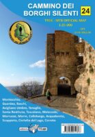 Cammino dei Borghi Silenti 1:25.000 wandelkaart (nr. 24) 9788888450803  Edizioni Il Lupo   Wandelkaarten Umbrië