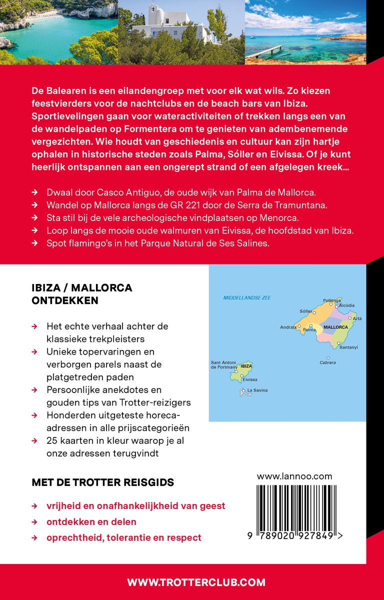 Trotter Ibiza - Mallorca - Formentera - Menorca 9789020927849 Trotter Reisgidsen Balearen Trotter Ibiza - Mallorca - Formentera - Menorca 9789020927849 Trotter Reisgidsen Balearen