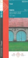 NGI-53/3-4  Bioul-Yvoir , Anhée | topografische wandelkaart 1:25.000 9789462357235  Nationaal Geografisch Instituut NGI Wallonië 1:25.000  Wandelkaarten Wallonië (Ardennen)
