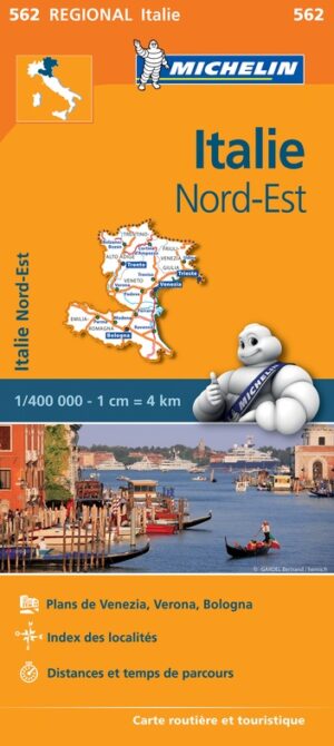 562 Italie NO | Michelin  wegenkaart, autokaart 1:400.000 9782067183957  Michelin   Landkaarten en wegenkaarten Noord-Italië