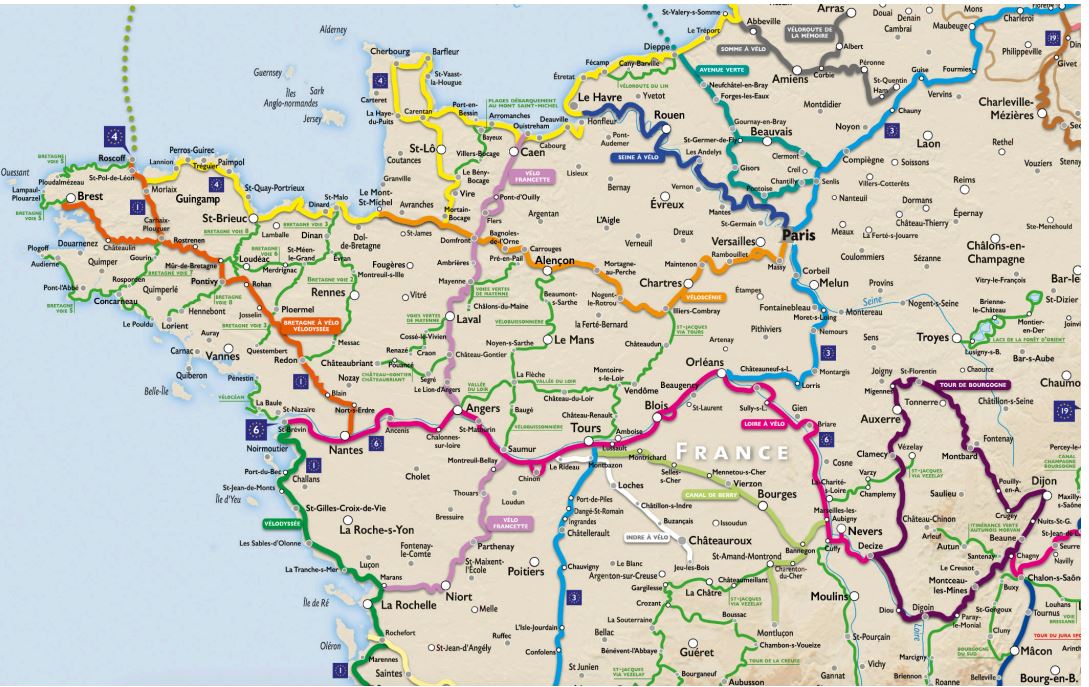 Fietskaart L'Europe à vélo | overzichtskaart fietsroutes Europa 9782487211278 Suzac Fietskaarten Europa Fietskaart L'Europe à vélo | overzichtskaart fietsroutes Europa 9782487211278 Suzac Fietskaarten Europa