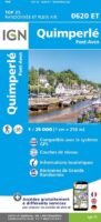 wandelkaart 0620ET Quimperlé, Pont-Aven, Tregunc 1:25.000 9782758555308  IGN IGN 25 Bretagne  Wandelkaarten Bretagne