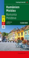 Roemenie/Moldavie | autokaart, wegenkaart 1:500.000 9783707924114  Freytag & Berndt   Landkaarten en wegenkaarten Roemenië, Moldavië