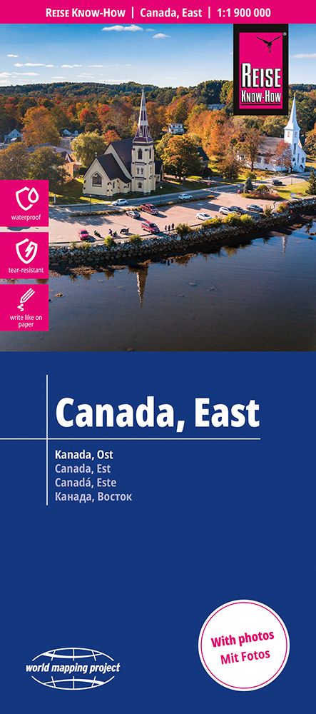 Canada, Oost | landkaart, wegenkaart 1:1.900.000 9783831775248 Reise Know-How Verlag WMP, World Mapping Project Landkaarten en wegenkaarten Midden en Oost-Canada Canada, Oost | landkaart, wegenkaart 1:1.900.000 9783831775248 Reise Know-How Verlag WMP, World Mapping Project Landkaarten en wegenkaarten Midden en Oost-Canada