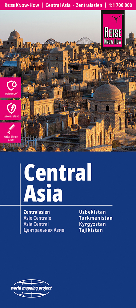 Centraal-Azië landkaart, wegenkaart 1:1.700.000 9783831775392 Reise Know-How Verlag WMP, World Mapping Project Landkaarten en wegenkaarten Zijderoute (de landen van de) Centraal-Azië landkaart, wegenkaart 1:1.700.000 9783831775392 Reise Know-How Verlag WMP, World Mapping Project Landkaarten en wegenkaarten Zijderoute (de landen van de)