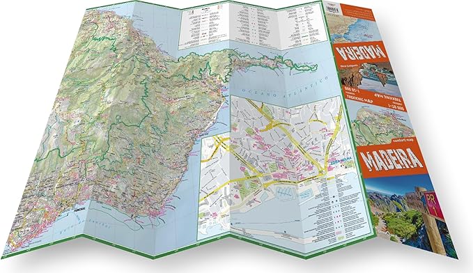 Madeira 1:50.000 | geplastificeerde wandelkaart 9788361155768 TerraQuest Wandelkaarten Madeira Madeira 1:50.000 | geplastificeerde wandelkaart 9788361155768 TerraQuest Wandelkaarten Madeira