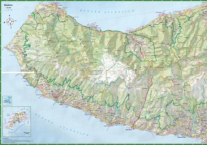 Madeira 1:50.000 | geplastificeerde wandelkaart 9788361155768 TerraQuest Wandelkaarten Madeira Madeira 1:50.000 | geplastificeerde wandelkaart 9788361155768 TerraQuest Wandelkaarten Madeira