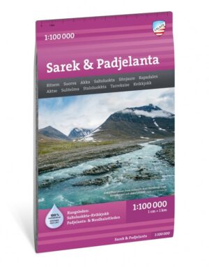 Sarek & Padjelanta wandelkaart 1:100 000 9789189880092  Calazo Calazo Zweden midden  Geen categorie 