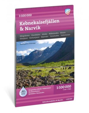 Kebnekaisefjällen & Narvik wandelkaart 1:100 000 9789189880108  Calazo Calazo Zweden midden  Geen categorie 
